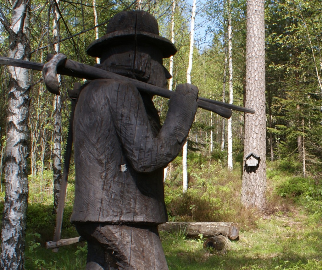 Nybyggaren med gästbok i holken