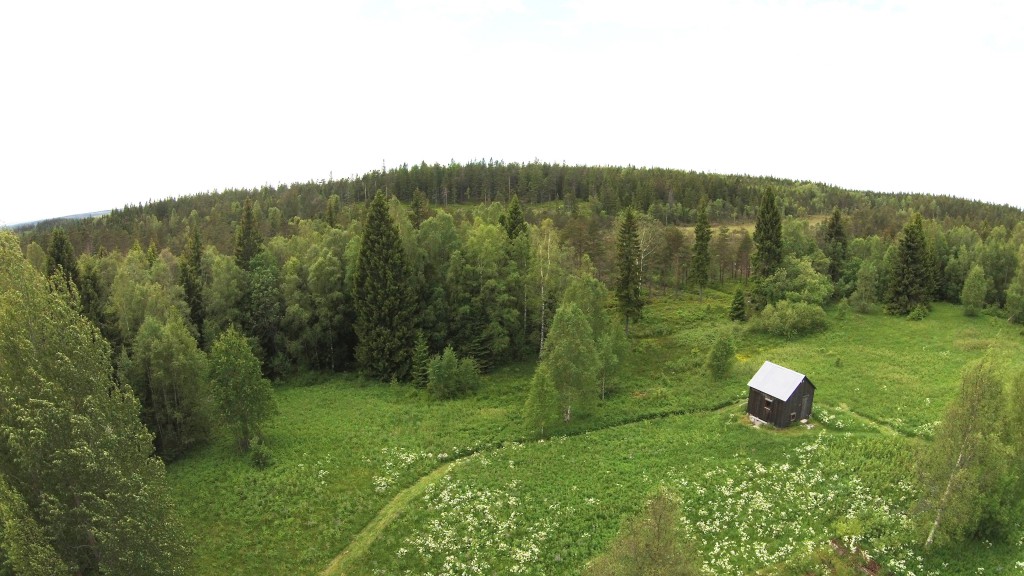 Vandrarens kapell från luften